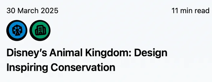 The large icon badge component as rendered on a blog card